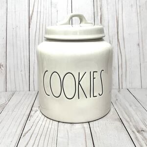 Rae Dunn Artesan Collection by Magenta Ceramic "Cookies" Jar w/ Lid